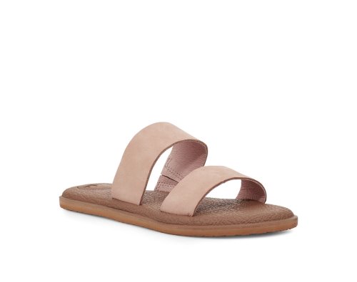 Sanuk Yoga Gora Leather - Sanuk Slides Womens Rose - Philippines XEUIFT325